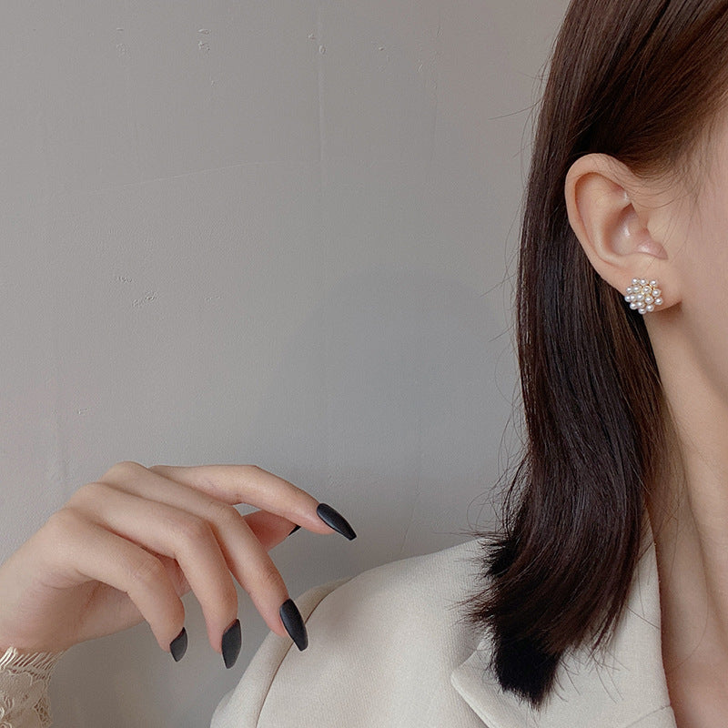 Baroque Pearl Stud Earring