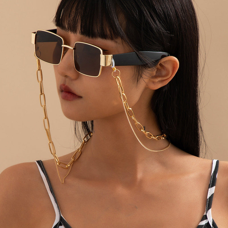 Women Jewelry Hip Hop Multi-layer Sunglasses Chain Lanyard Neck Strap