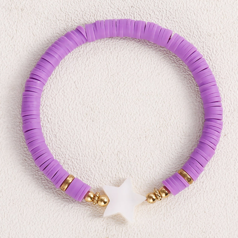 Color Polymer Clay Bracelet for Women