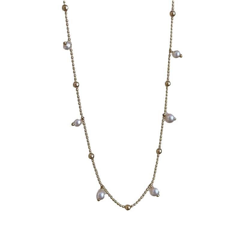 Pearl Bead Chain Necklaces
