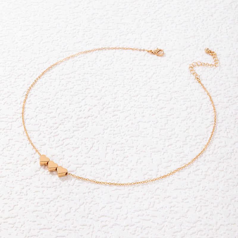 Custom Heart Pendant Necklace Womens