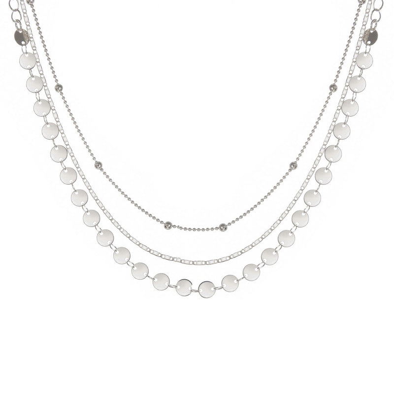 Multiple Bead Chain Choker Necklace for Women