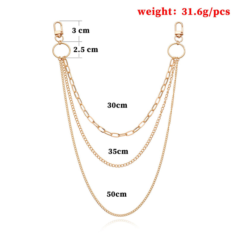 Ladies Pants Decoration Chain Belt Waist Chain Jewelry