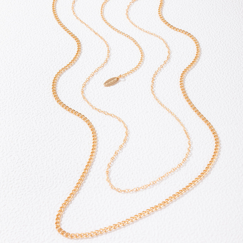 Trendy Sexy Double Layer Chain Necklace