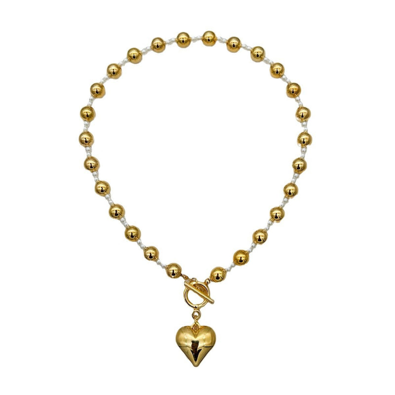 Punk CCB Bead Charm Necklaces