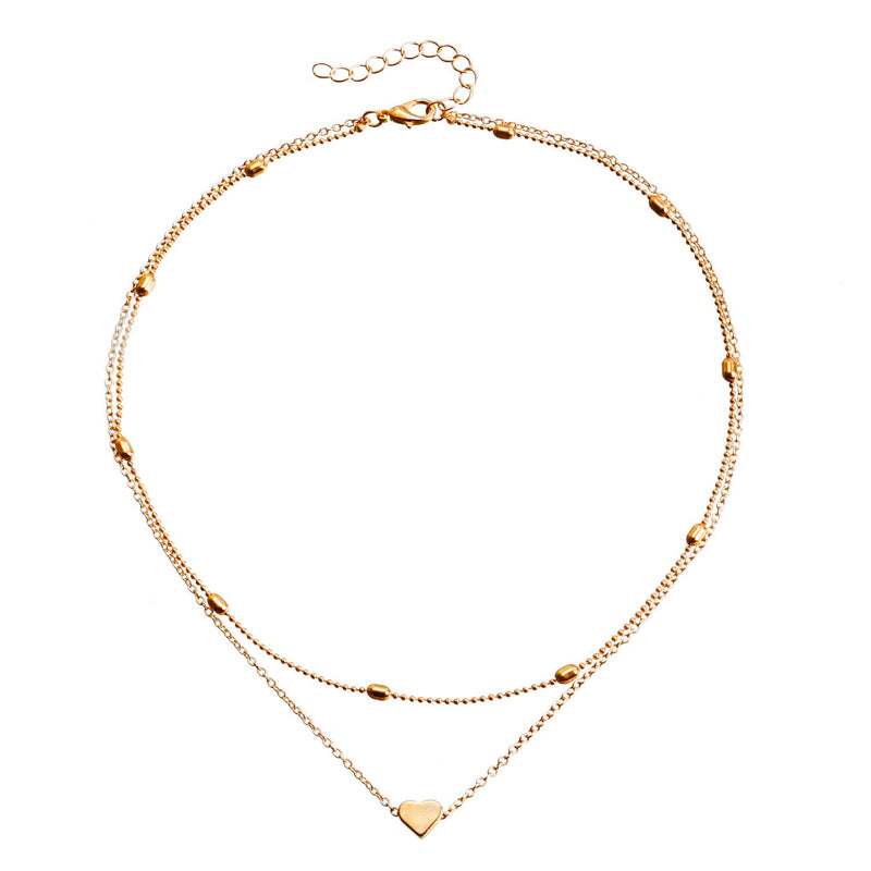 Layer Chain Choker Necklace for Women