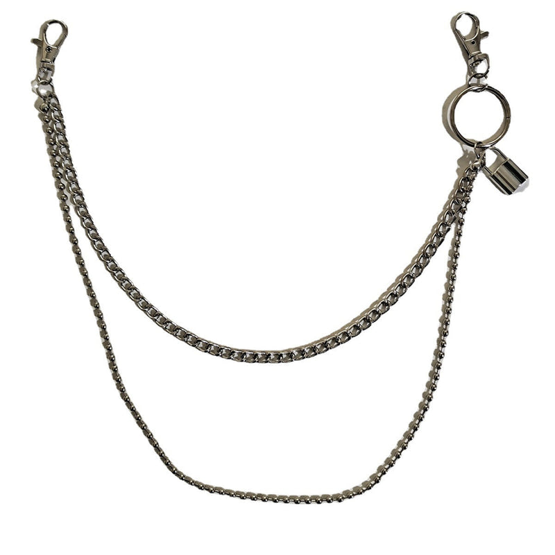 Multi-layer Metal Ring Lock Waist Chain