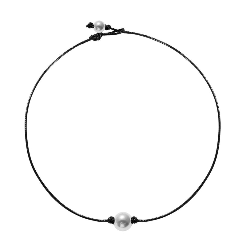 White Pearl Choker Necklace