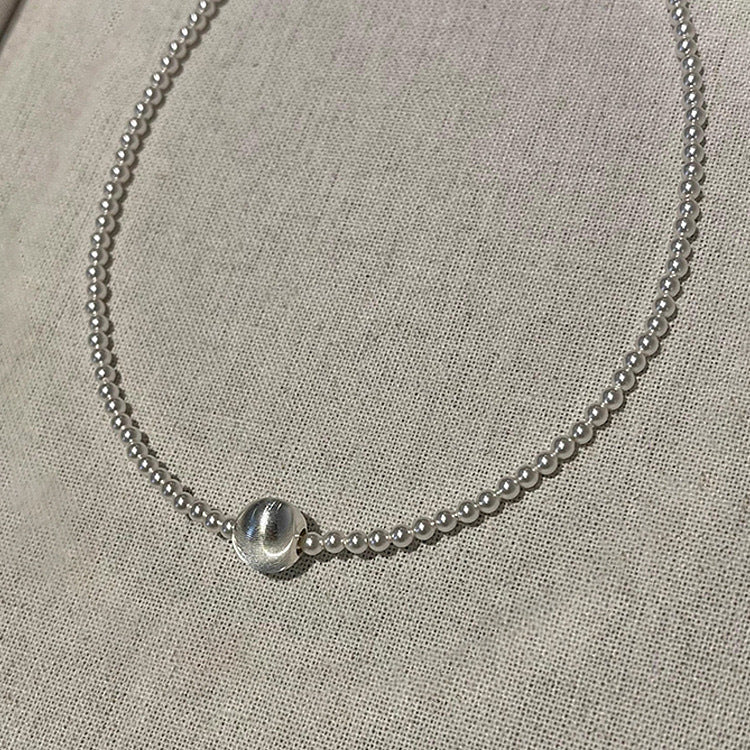 Round Bead Necklace for Woman