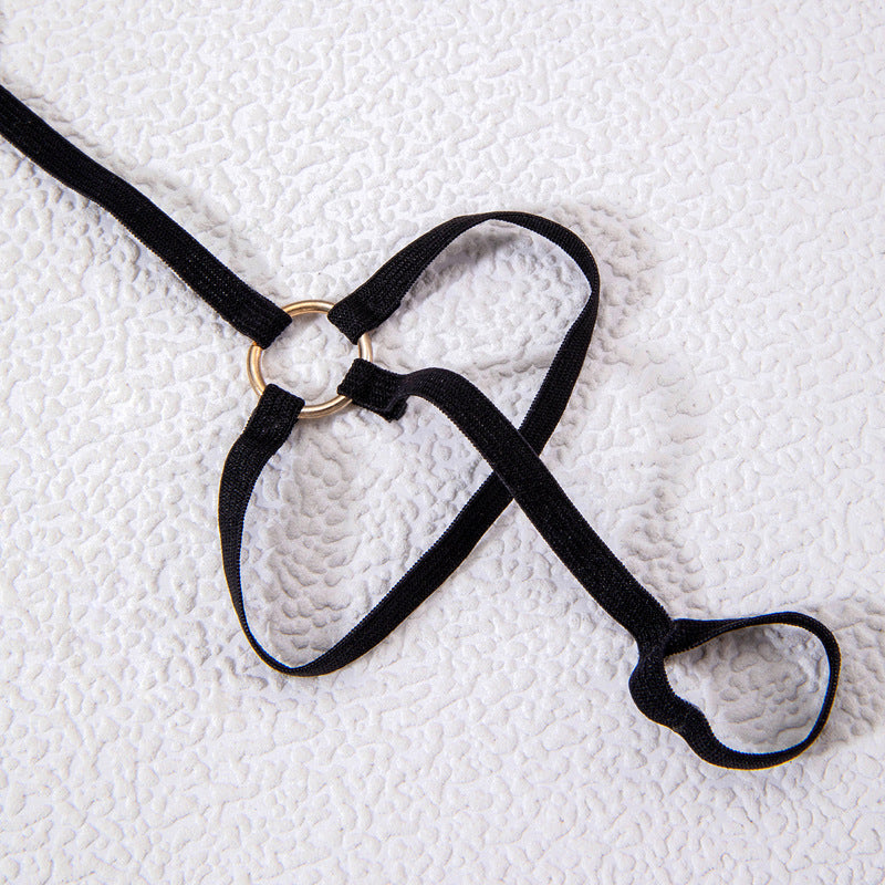 Sexy Black Elastic Simple Geometric Anklets Jewelry