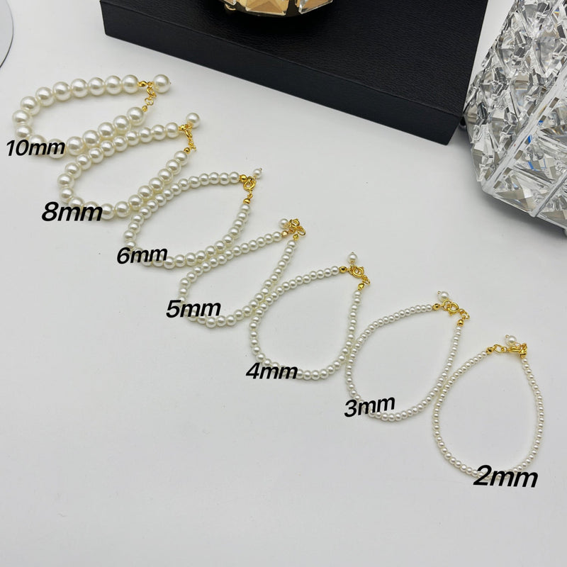 Glass Pearl Bracelet Woman Magnet Clasp