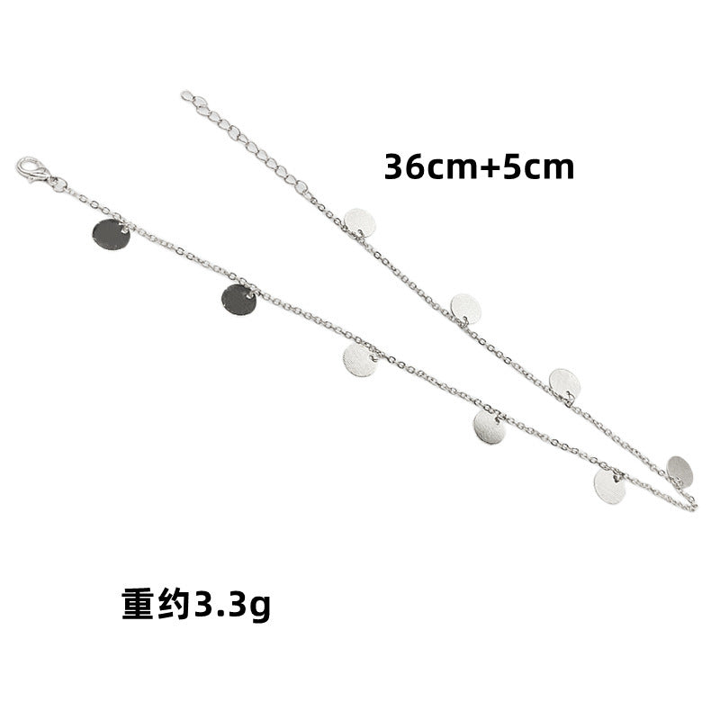 Round Disc Choker Necklace