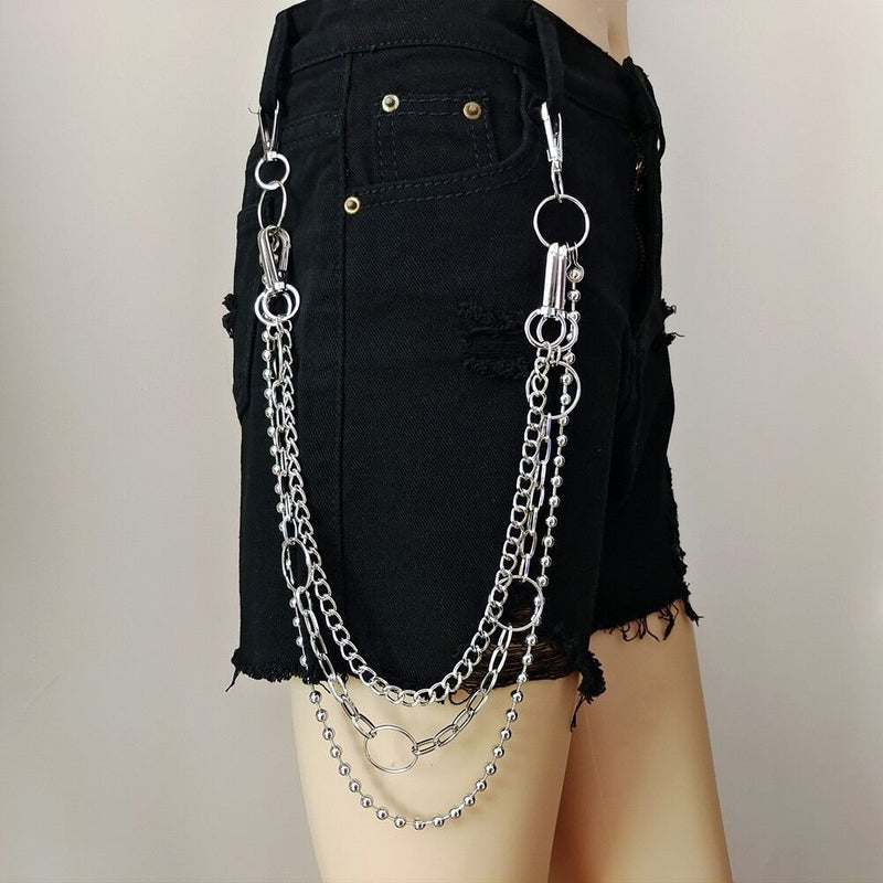 Metal Belt Rock Punk Hip Hop Pants Chain