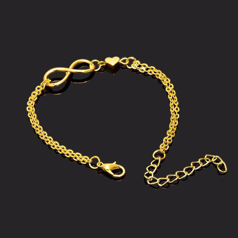 Infinity Heart Bracelet for Women