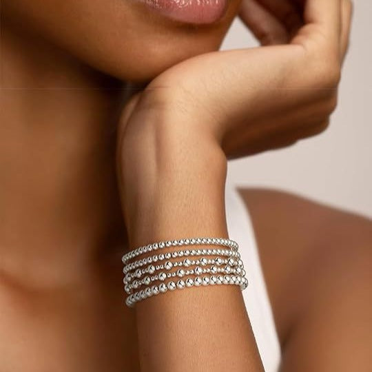 CCB Beads Link Chain Bracelet