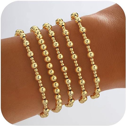 CCB Beads Link Chain Bracelet