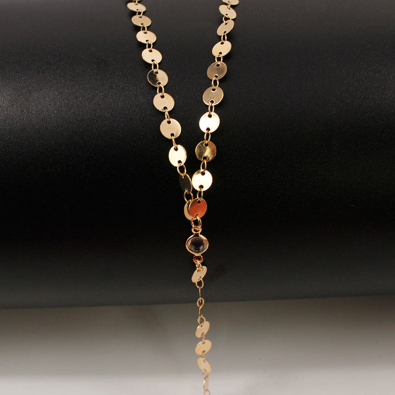 Disc Chain Necklace for Women
