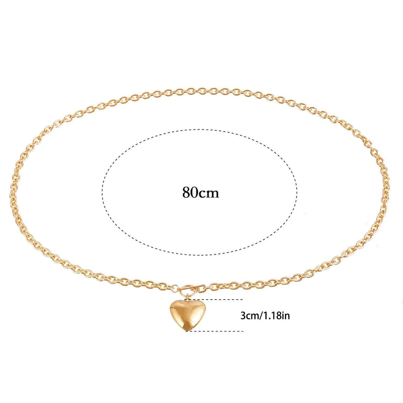 Heart Tassels Waist Chain Girls Wild Metal Body Chains