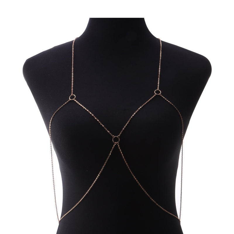 Body Chain Jewelry Tassel Harness Necklace Bra Chain