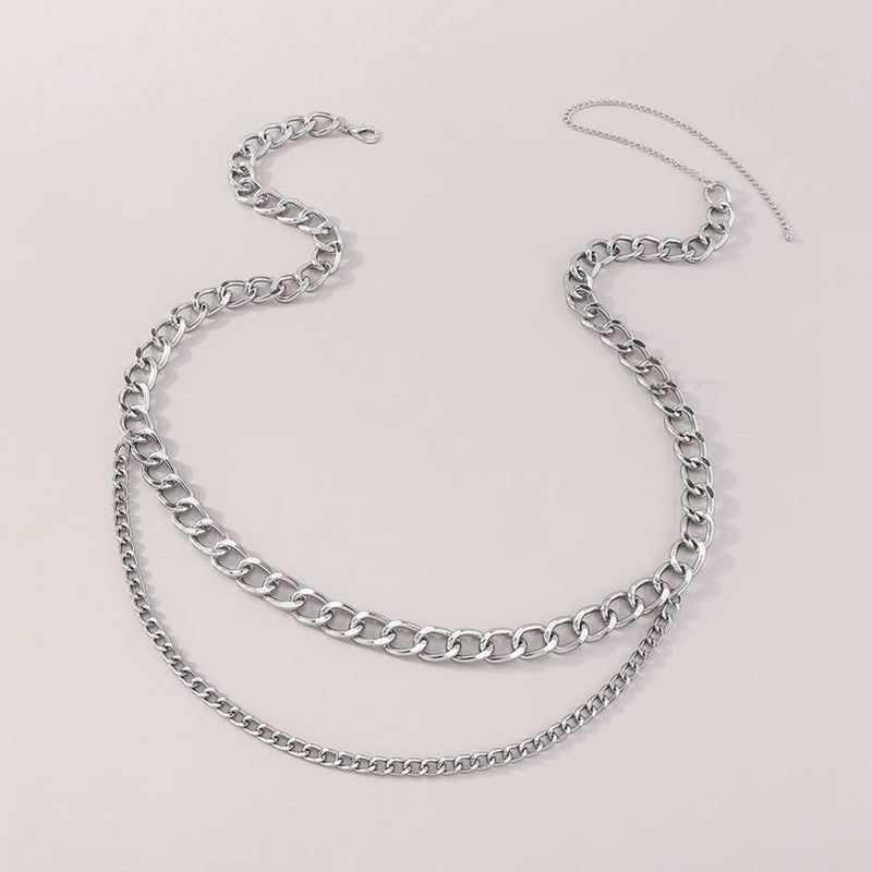 Punk Trendy Double Layer Waist Chains for Women