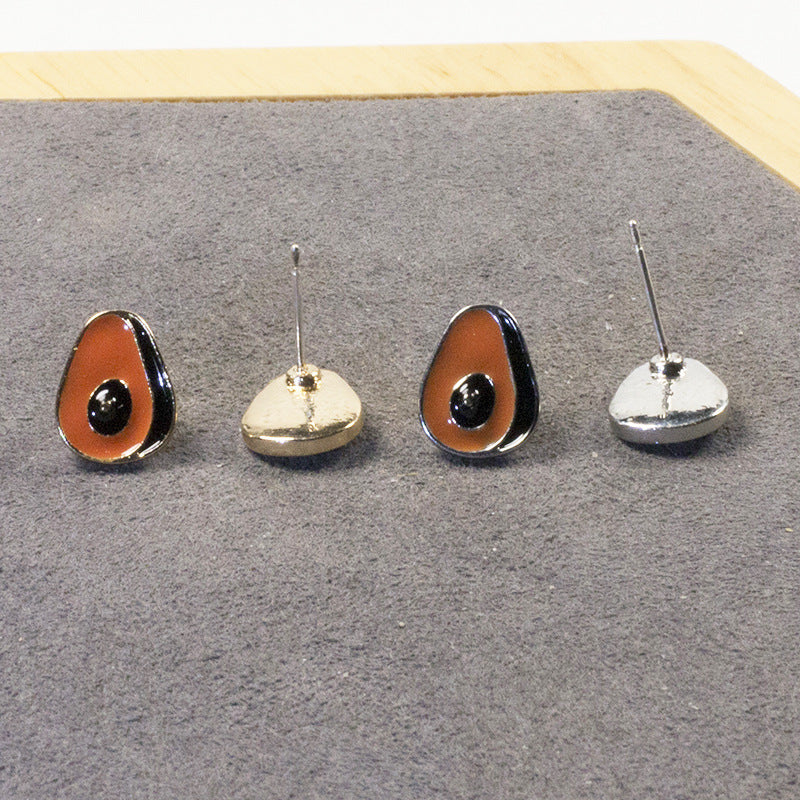 Enamel Fruit Earrings