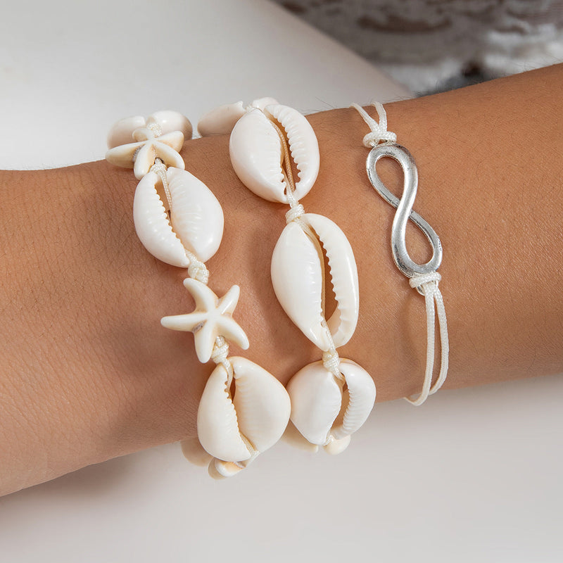 Beach Ocean Vacation Shell Bracelet