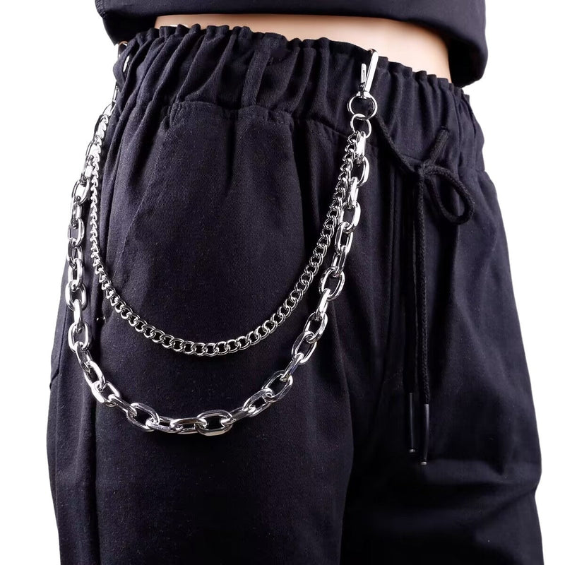 Multilayer Punk Metal Pants Waist Chain