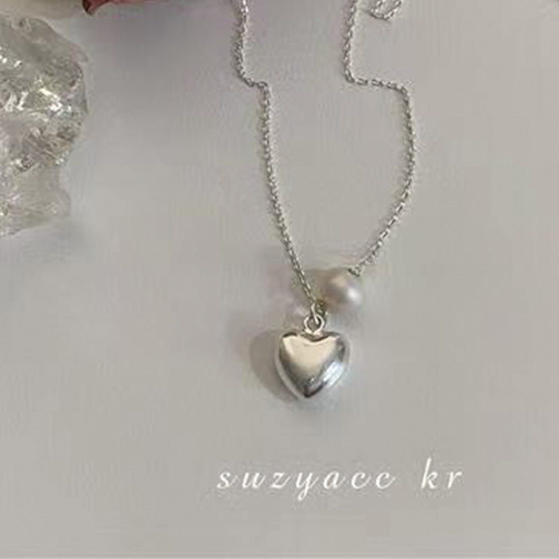 Pearl Love Pendant Necklace