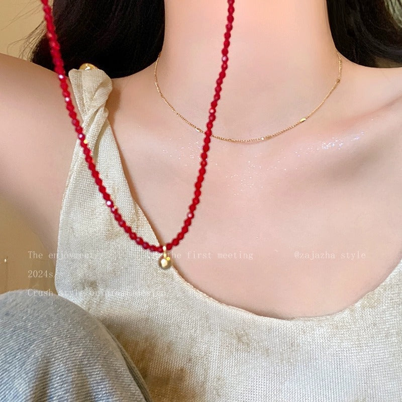 Tiny Small Bead Necklace