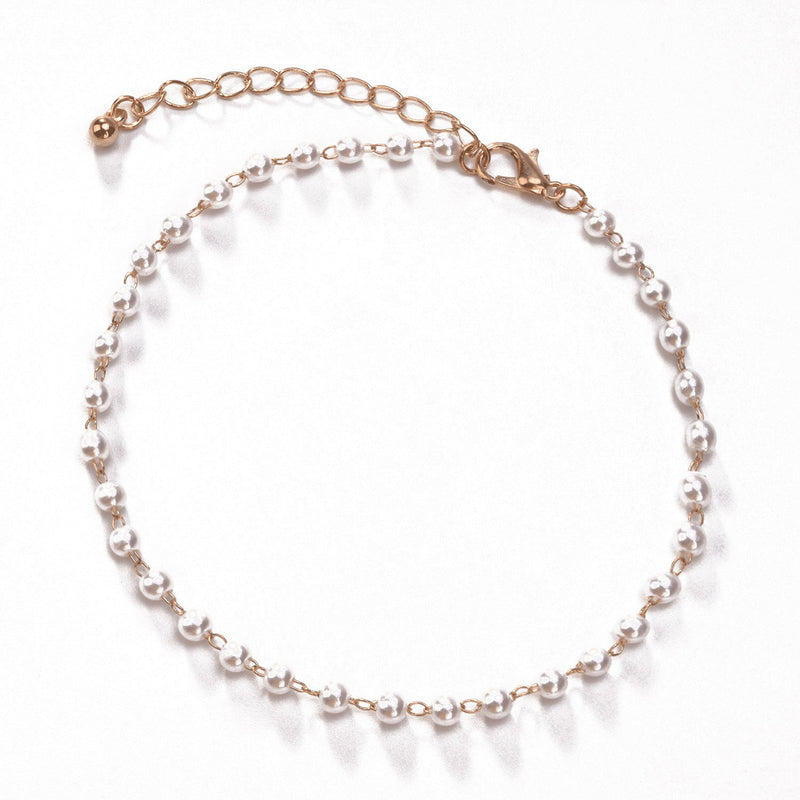 Pearl Beads Foot Bracelet