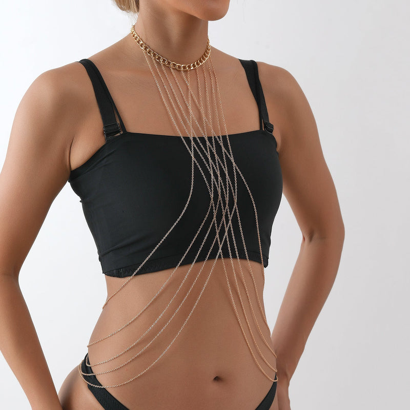 Multi-layer Tassel Chain Waist Chain for Women