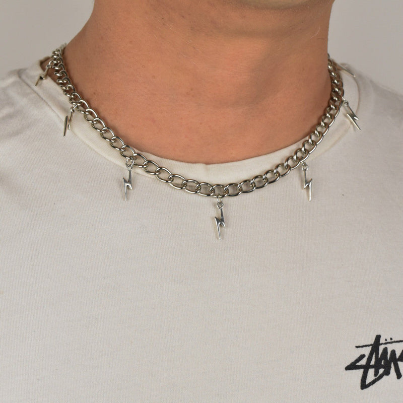Punk Lightning Chokers Necklace