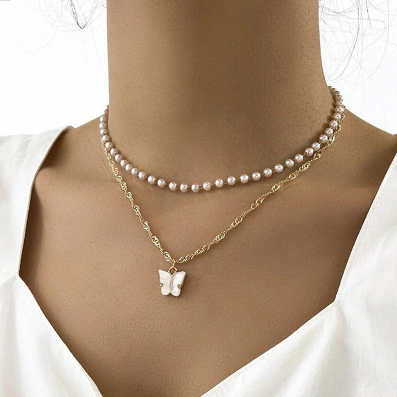 Pearl Daisy Necklace