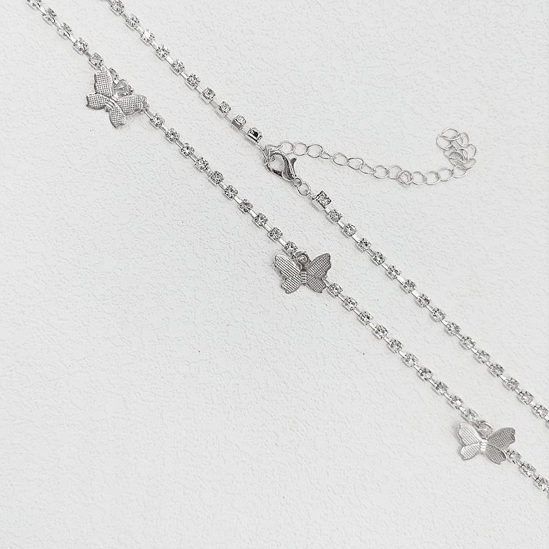 Sexy Bikini Waist Chain Crystals Butterfly Fashion Body Jewelry