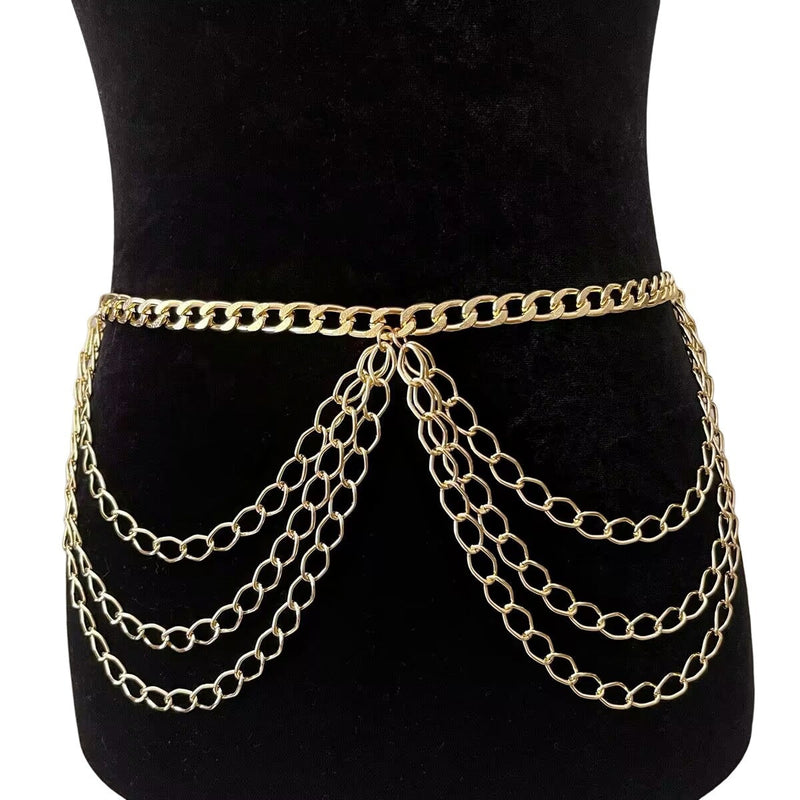 Sexy Bikini Rhinestone Body Chain