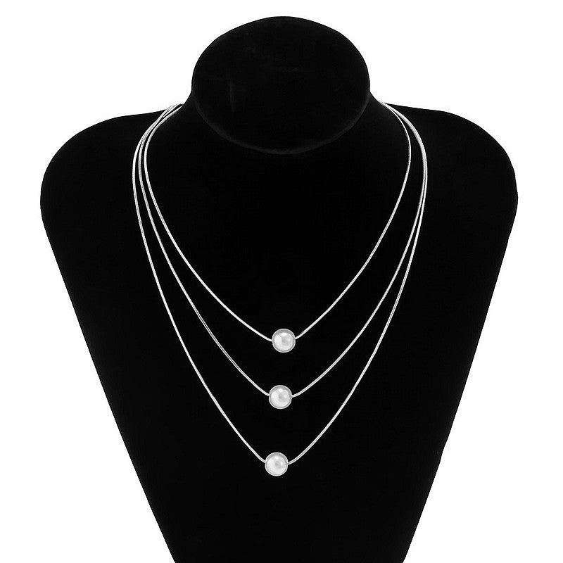 Multi-layer Snake Chain Necklace 3 Layer