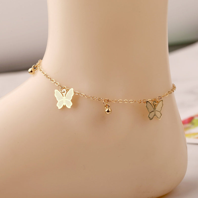 Butterfly Charms Anklets Chain Jewelry