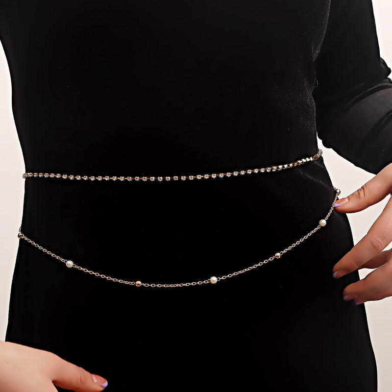 Body Chain Sexy Chain Rhinestone Bikini Waist Chain