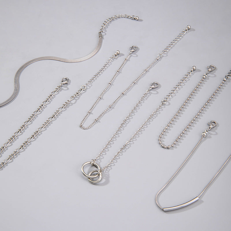 Double Layer Chain Anklet Bracelet for Women