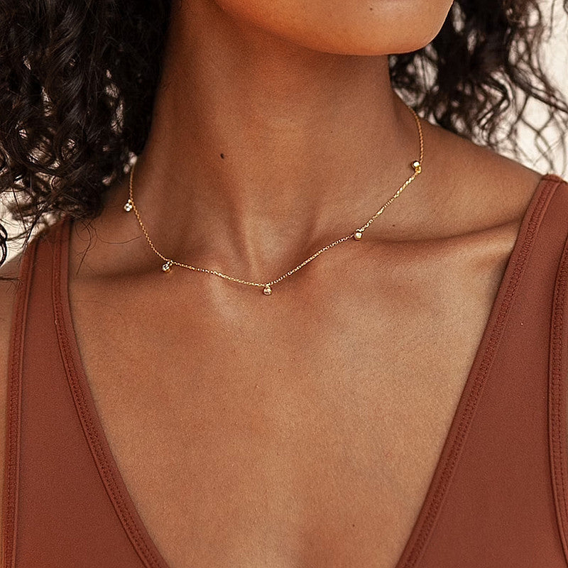 Zircon Choker Necklace