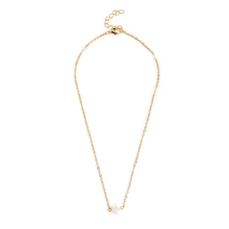 Shell Star Charm Necklace