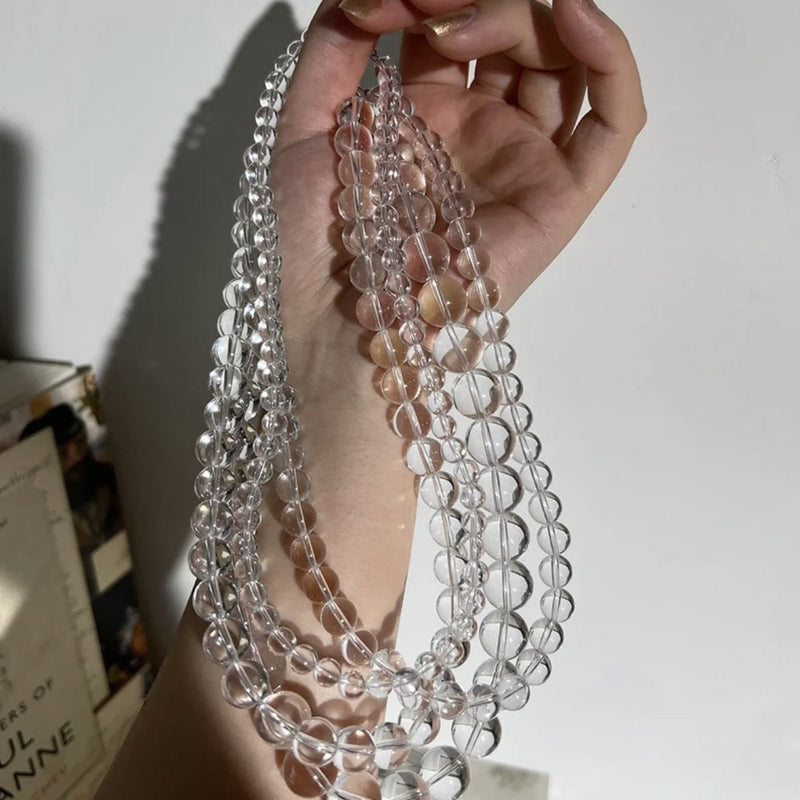 Clear Beads Crystal Necklace