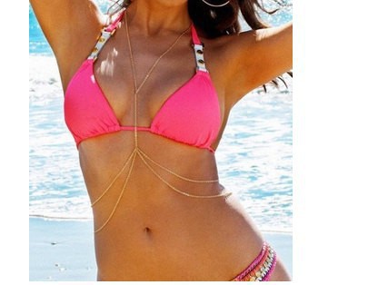Body Chain Link Bra Multilayer Sexy Beach Chain