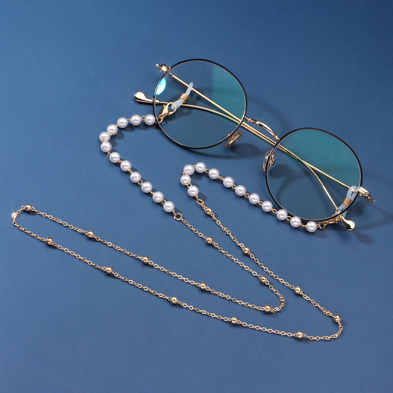 Pearl Glasses Chain Necklace Sunglasses Eyewear Chain