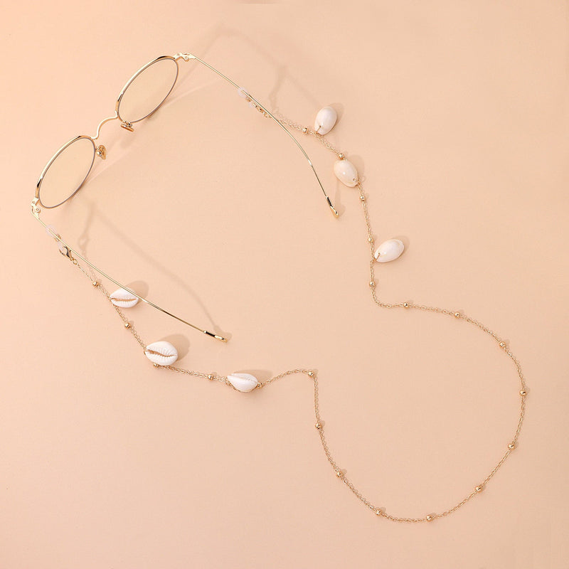 Shell Pendant Bead Chain Glasses Chain