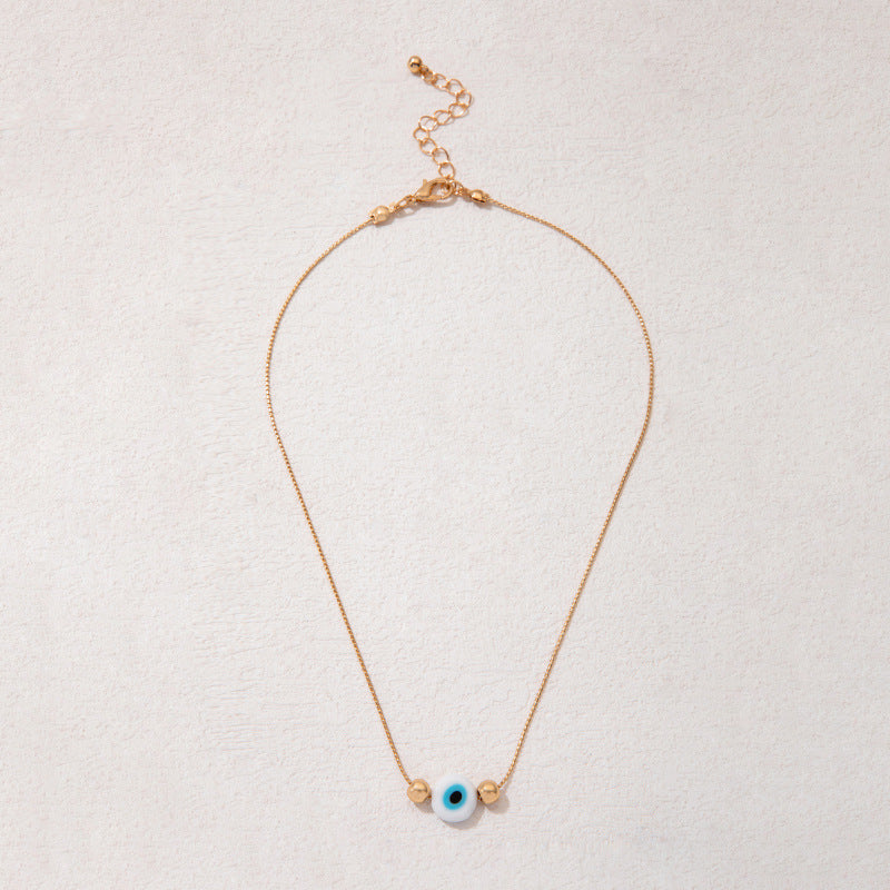 Evil Eye Charm Choker Necklace