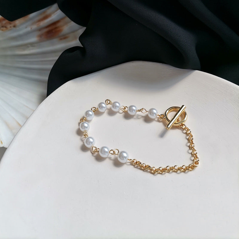 Pearl Beaded Bracelet Women