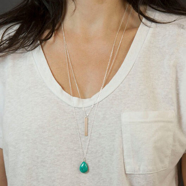 Turquoise Chain Necklace