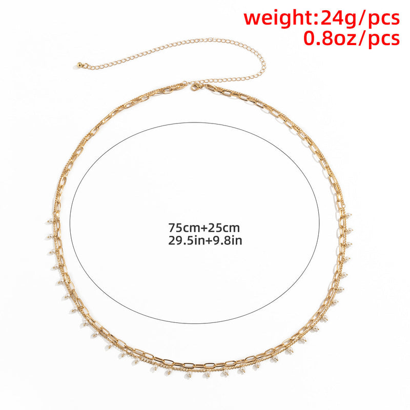 Fashion Pearl Waist Chain Jewelry for Women