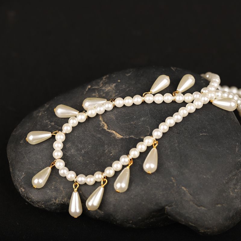 Pearl Tassel Necklace Bridal Necklace